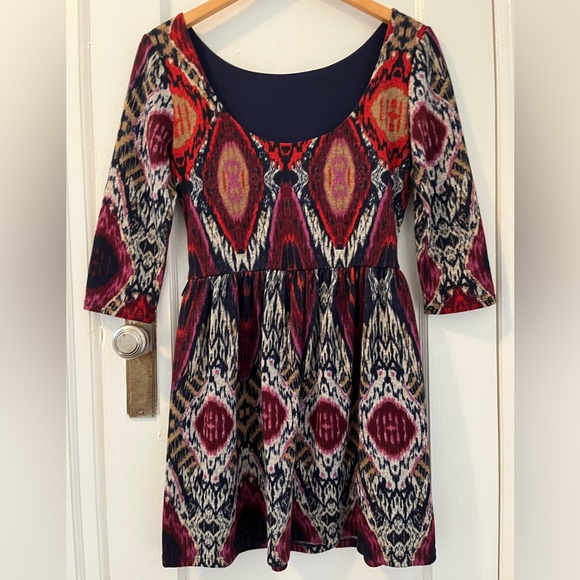 Artsy Print Dress - Picture 2 of 2